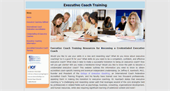Desktop Screenshot of executivecoachtraining.com